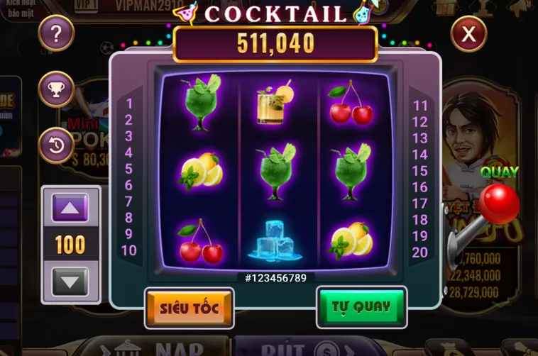 Đắm Chìm Trong Slot Game Cocktail Tại BomWin Với Phần Thưởng Lớn Hấp Dẫn Nhất