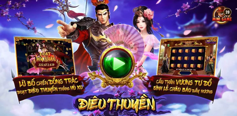 Trải Nghiệm Đỉnh Cao Cùng Slot Game Điêu Thuyền Tại BomWin Với Thưởng Lớn