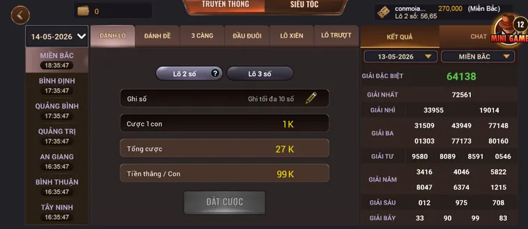 Lô Đề Siêu Tốc Tại BomWin Hình Thức Đặt Cược Nhanh Chóng Với Tỷ Lệ Thắng Lớn